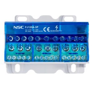 ترمینال توزیع سه فاز، ترمینال توزیع 3 پل 125 آمپر