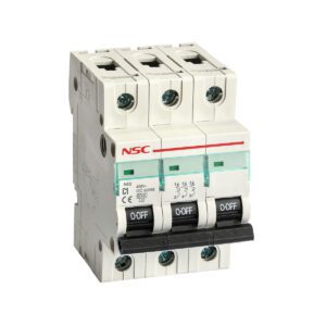 کلید مینیاتوری سه فاز 1 آمپر مدل C1