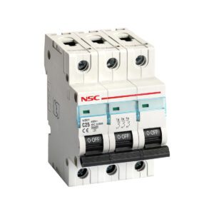 کلید مینیاتوری سه فاز 25 آمپر مدل C25