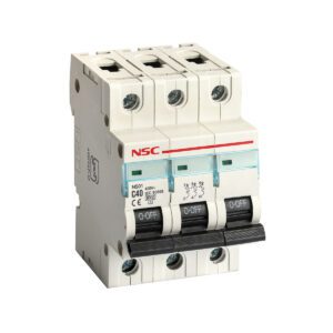 کلید مینیاتوری سه فاز 40 آمپر مدل C40