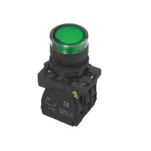 شستی استارت چراغدار باکالیتی AW33M5 300x300 - شستی استارت چراغدار باکالیتی