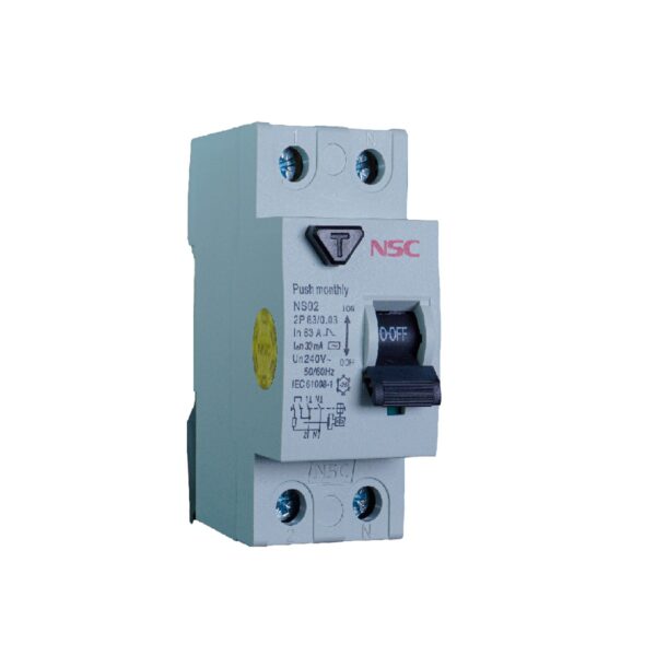 کلید محافظ جان NS02-2P 63A-30mA