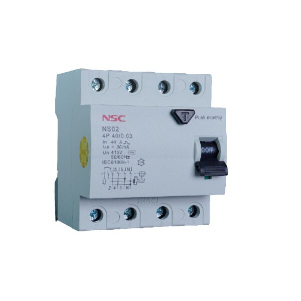کلید محافظ جان NS02-4P 40A-30mA