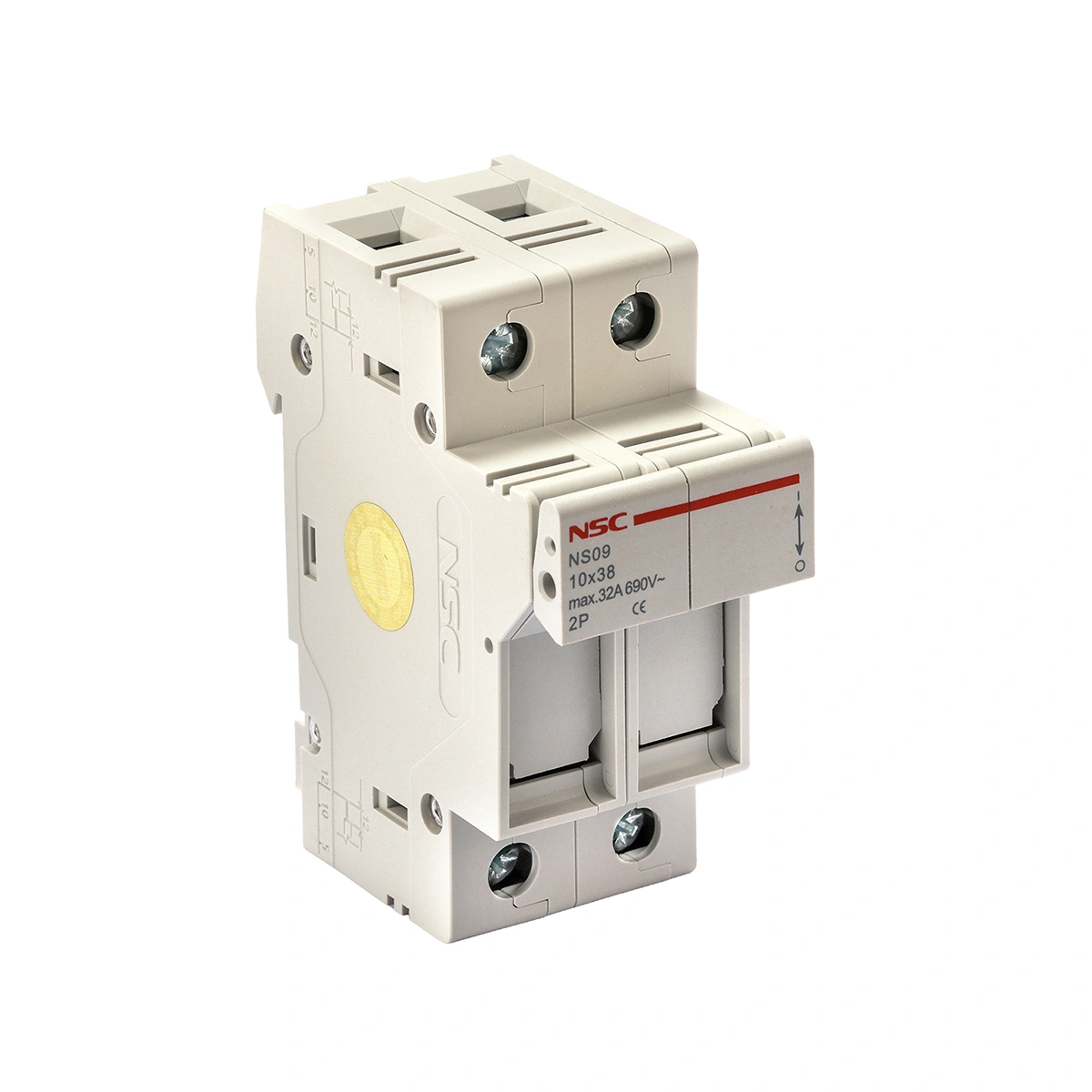 پایه فیوز و فیوز 3810 دو پل NS-09 (1) پایه فیوز و فیوز 38*10 دو پل NS-09