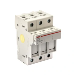 پایه فیوز و فیوز 38*10 سه پل NS-09