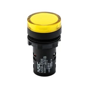 چراغ سیگنال NS-36 (1) چراغ سیگنال LED زرد باکالیتی 220 ولت NSC