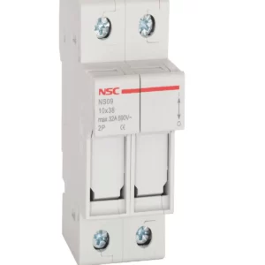 fuse base 300x300 - پایه فیوز و فیوز 38*10 دو پل NS-09