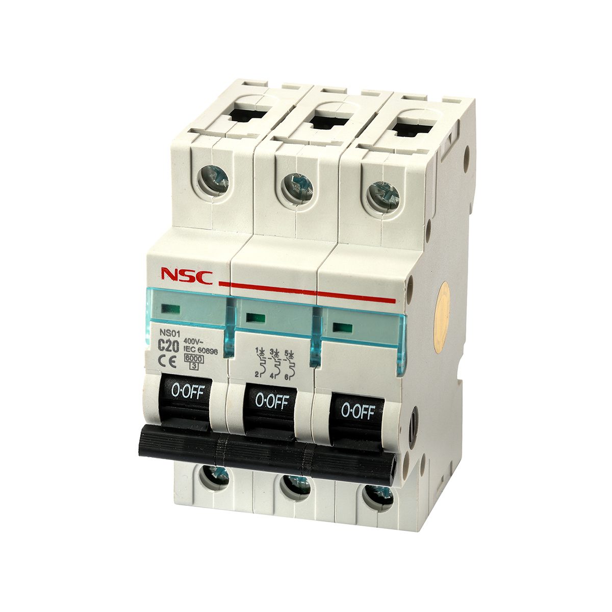 کلید مینیاتوری سه فاز 20 آمپر مدل C20 کلید مینیاتوری سه فاز 20 آمپر مدل C20