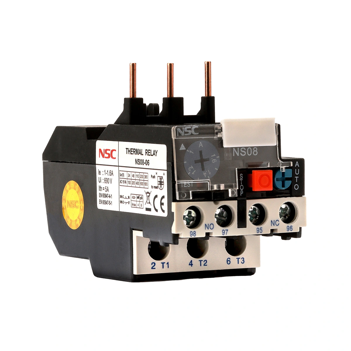 بی متال مدل NS08-D13-1 (2) بی متال مدل NS08-D13-1.6