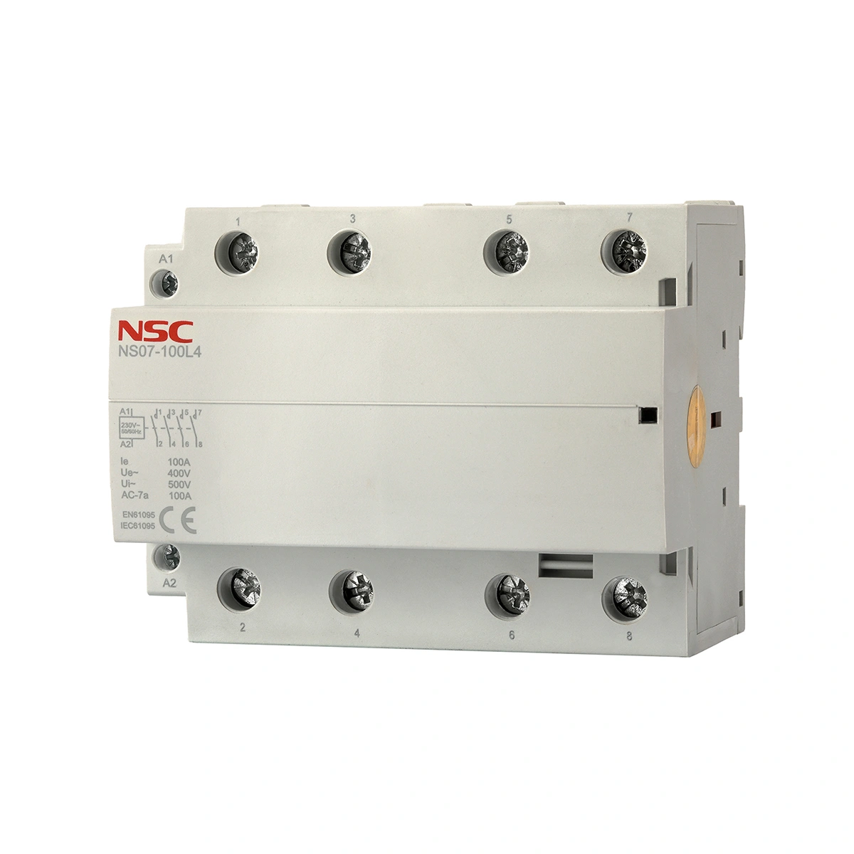 کنتاکتور روشنایی مدل NS07L-4P-100A (2) کنتاکتور روشنایی مدل NS07L-4P-100A