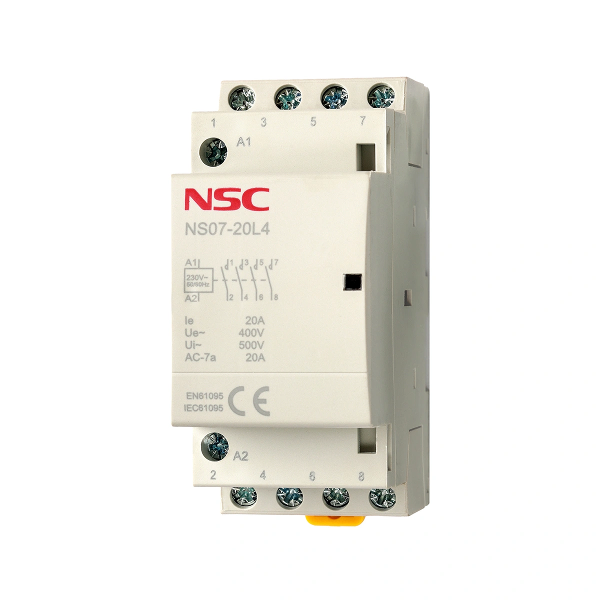 کنتاکتور روشنایی مدل NS07L-4P-20A (2) کنتاکتور روشنایی مدل NS07L-4P-20A