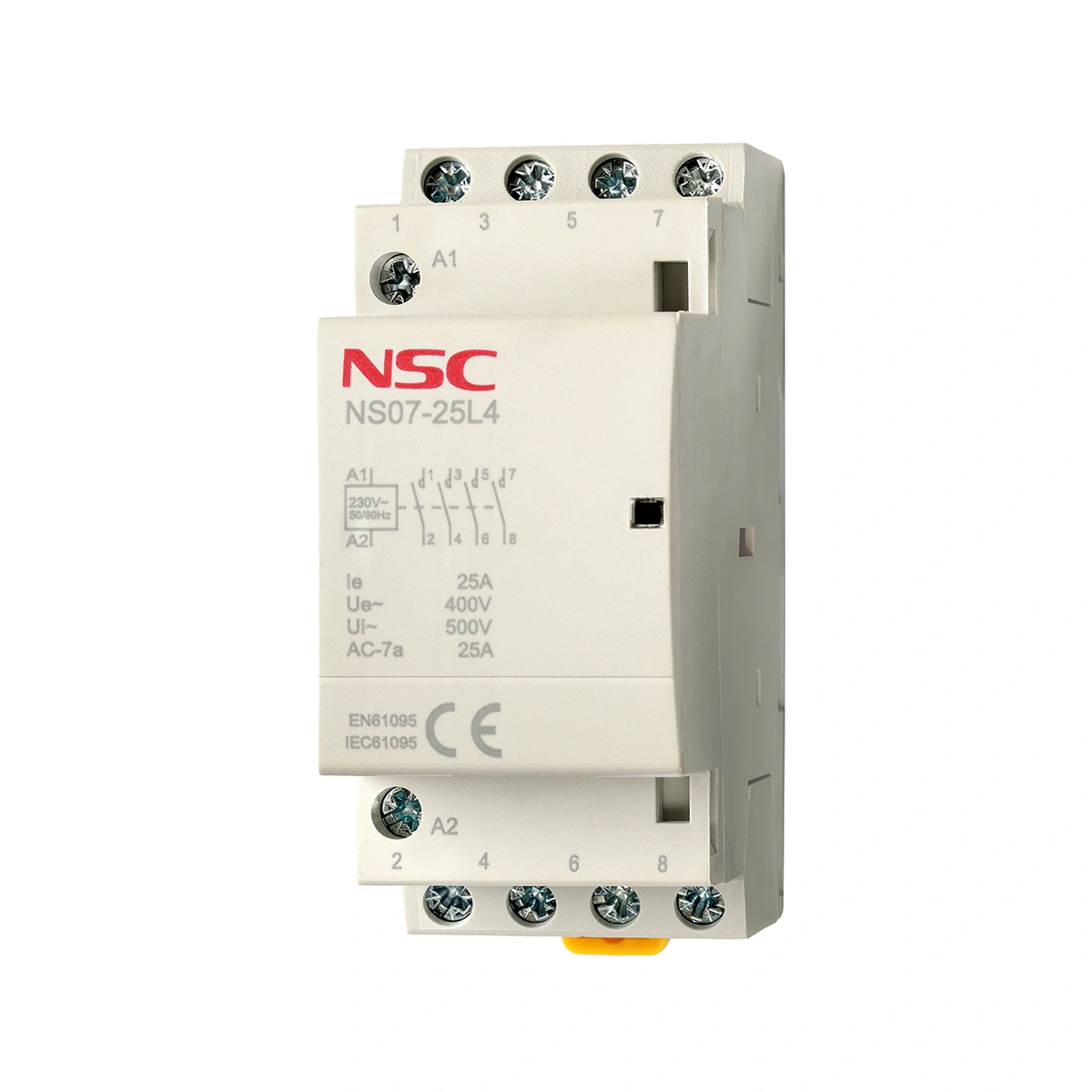 کنتاکتور روشنایی مدل NS07L-4P-25A (2) کنتاکتور روشنایی مدل NS07L-4P-25A