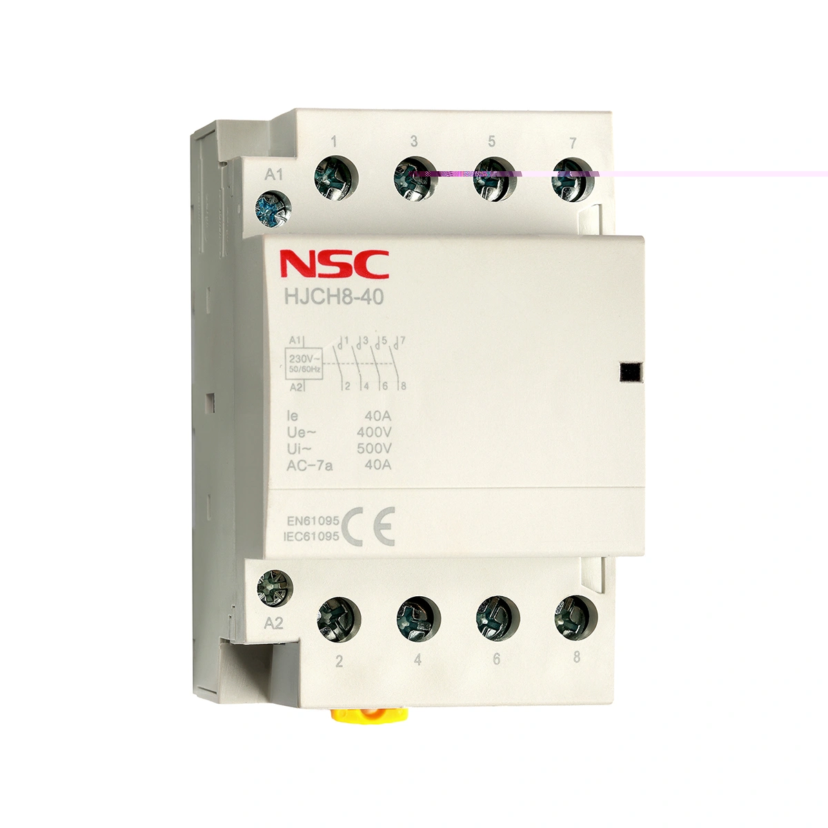 کنتاکتور روشنایی مدل NS07L-4P-40A (1) کنتاکتور روشنایی مدل NS07L-4P-40A