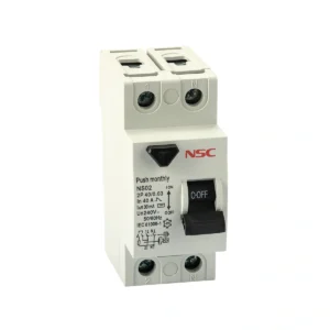 کلید محافظ جان NS02-2P 40A-30mA کلید محافظ جان NS02-2P 40A-30mA