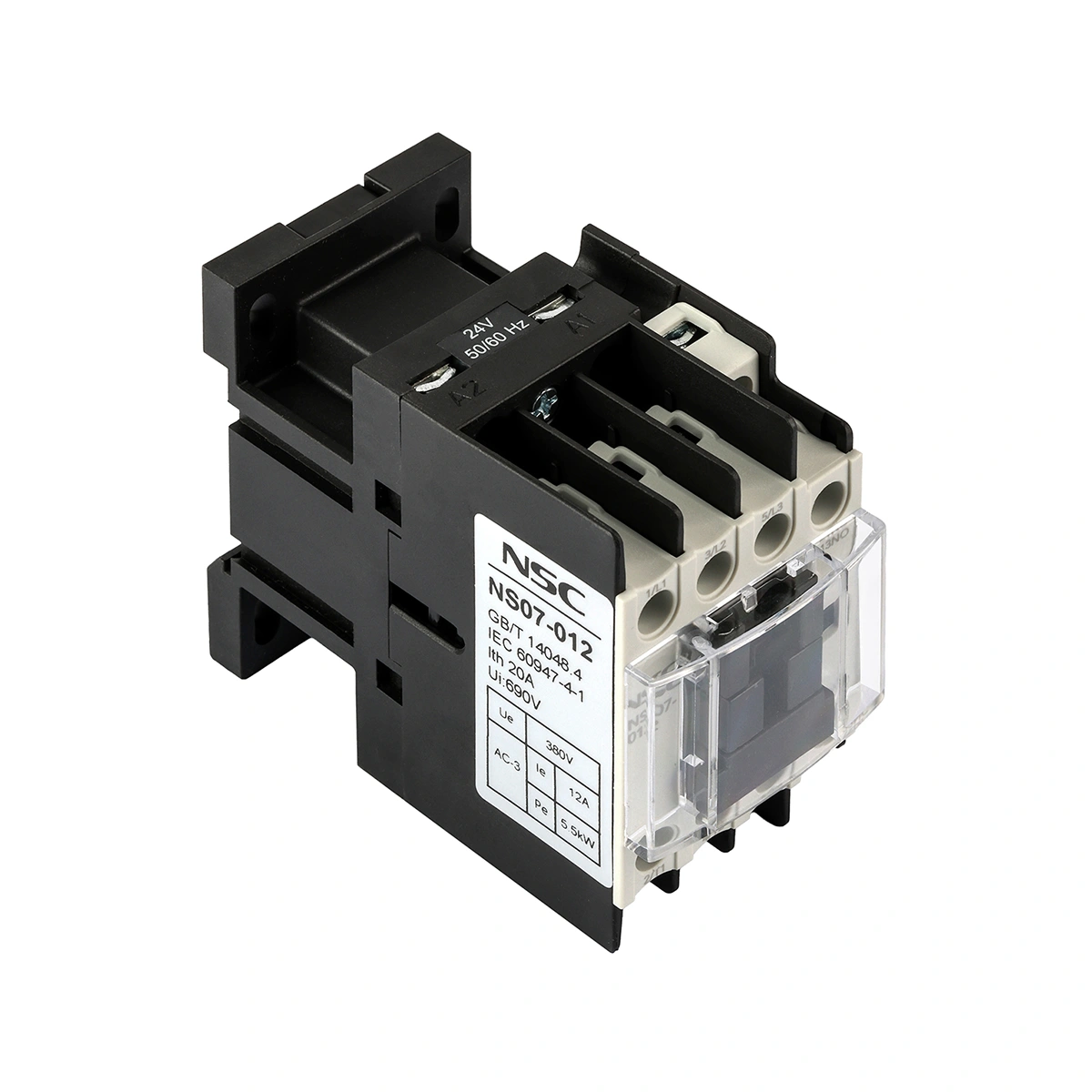 کنتاکتور سه فاز 12 آمپر - بوبین 24 ولت (1) کنتاکتور سه فاز 12 آمپر - بوبین 24 ولت